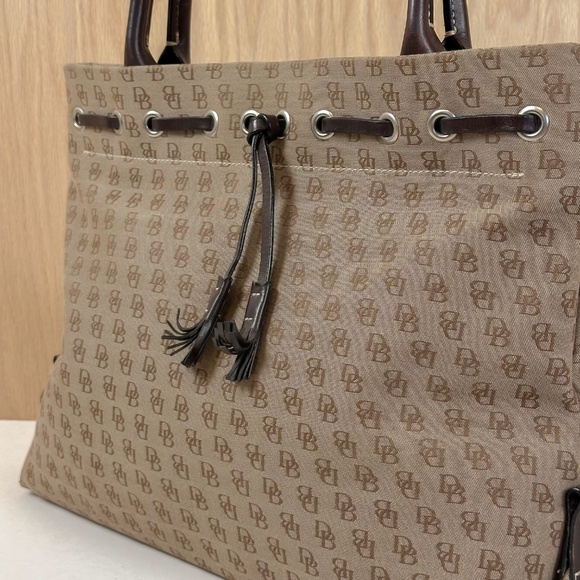 Dooney & Bourke Signature Tassel Tote Bag - Picture 9 of 16